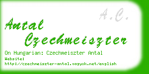 antal czechmeiszter business card